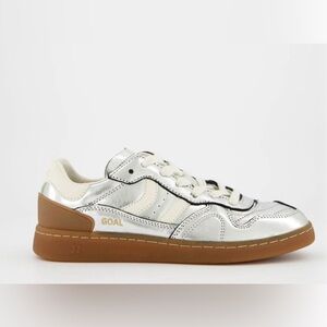 Coolway Silver Mirroe Sneakers with Gum Sole